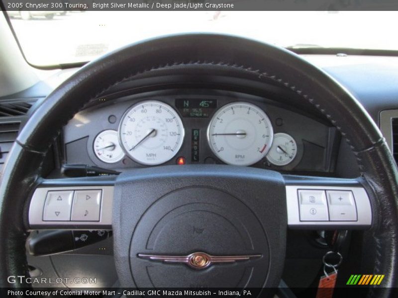Bright Silver Metallic / Deep Jade/Light Graystone 2005 Chrysler 300 Touring