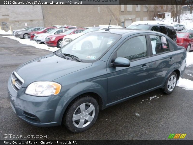 Wintergreen / Charcoal 2010 Chevrolet Aveo LT Sedan