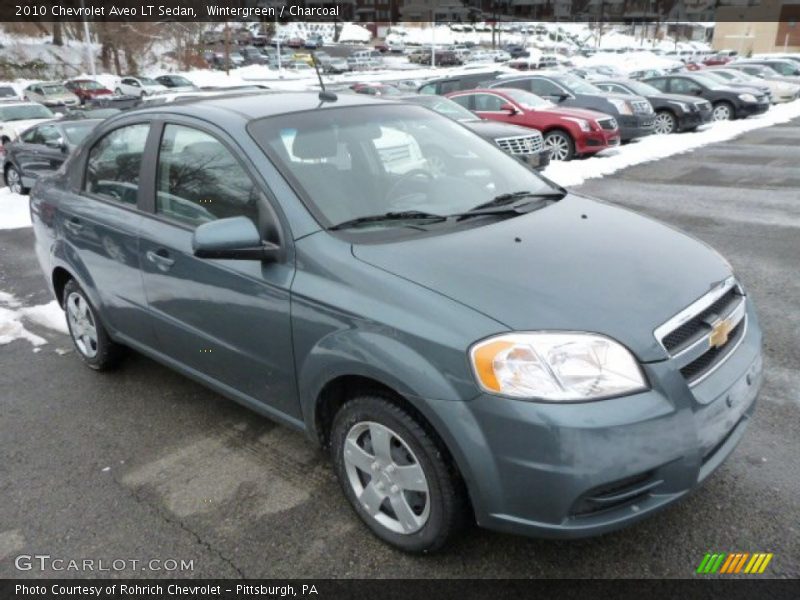 Wintergreen / Charcoal 2010 Chevrolet Aveo LT Sedan