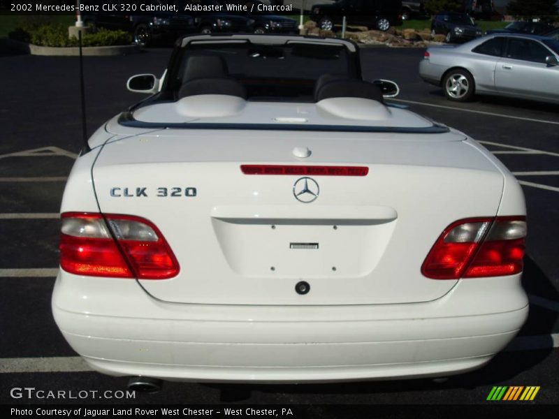 Alabaster White / Charcoal 2002 Mercedes-Benz CLK 320 Cabriolet