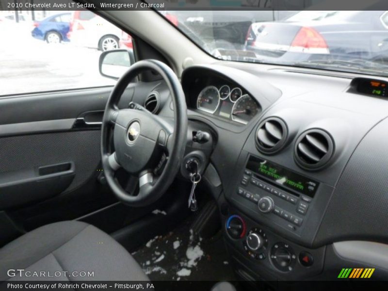 Wintergreen / Charcoal 2010 Chevrolet Aveo LT Sedan