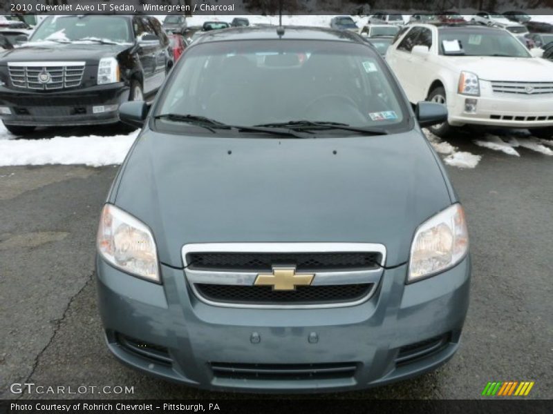 Wintergreen / Charcoal 2010 Chevrolet Aveo LT Sedan