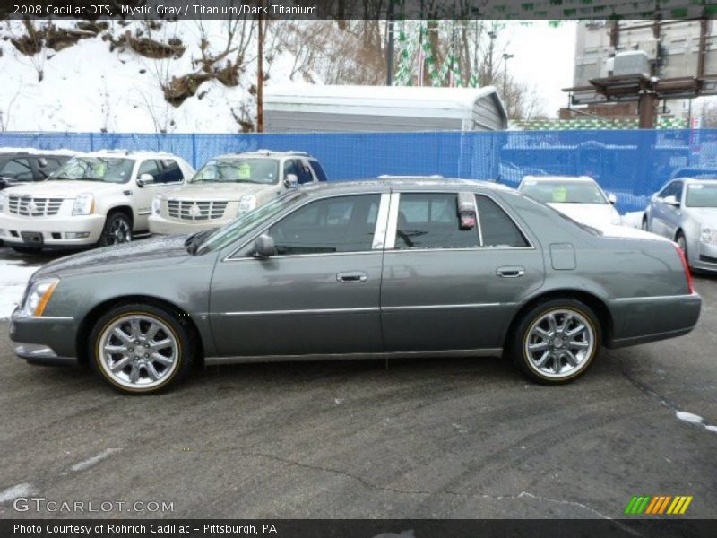 Mystic Gray / Titanium/Dark Titanium 2008 Cadillac DTS