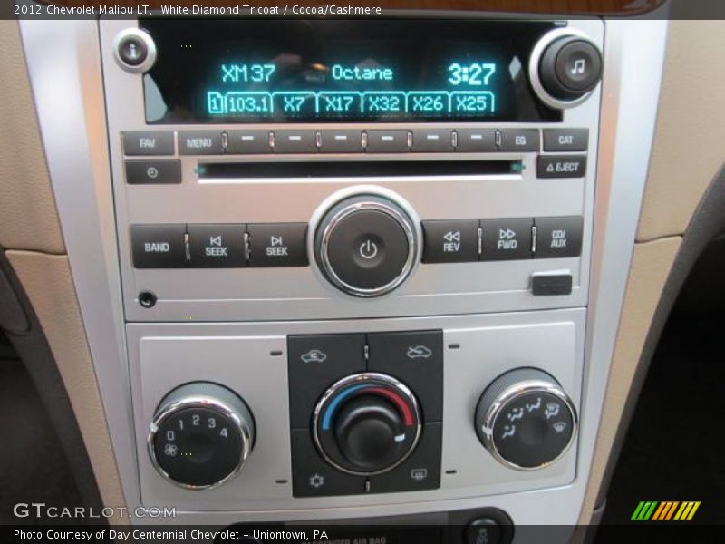 White Diamond Tricoat / Cocoa/Cashmere 2012 Chevrolet Malibu LT