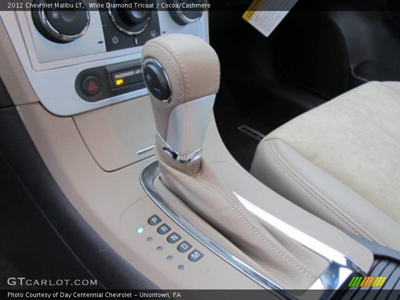 White Diamond Tricoat / Cocoa/Cashmere 2012 Chevrolet Malibu LT