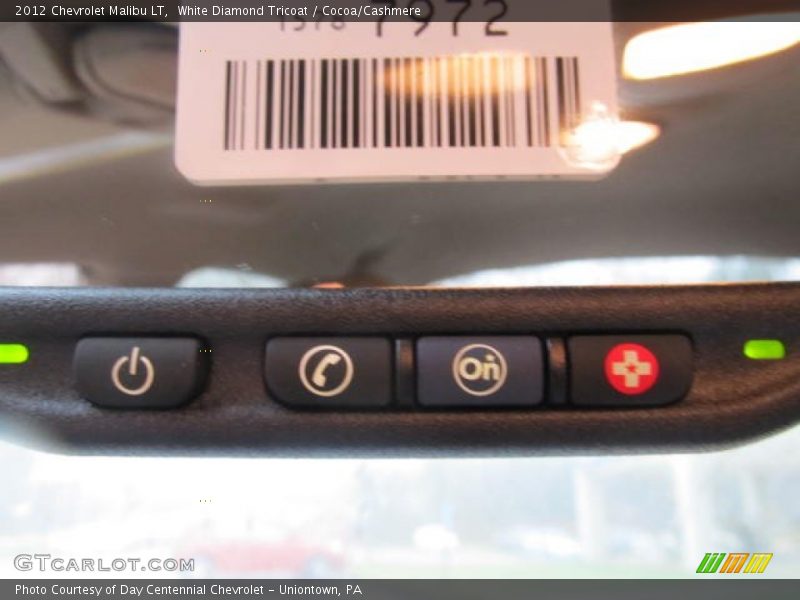 White Diamond Tricoat / Cocoa/Cashmere 2012 Chevrolet Malibu LT