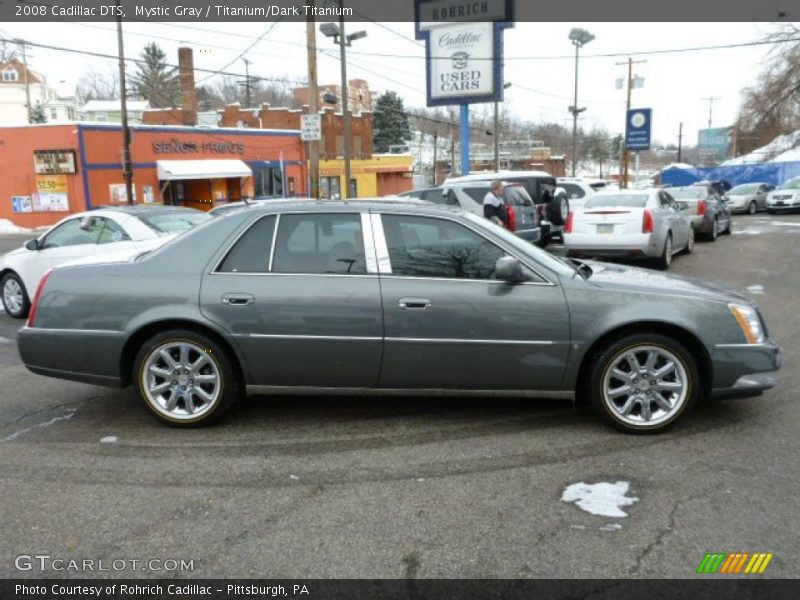 Mystic Gray / Titanium/Dark Titanium 2008 Cadillac DTS