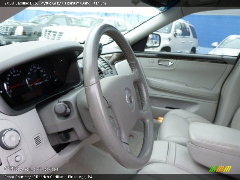 Mystic Gray / Titanium/Dark Titanium 2008 Cadillac DTS
