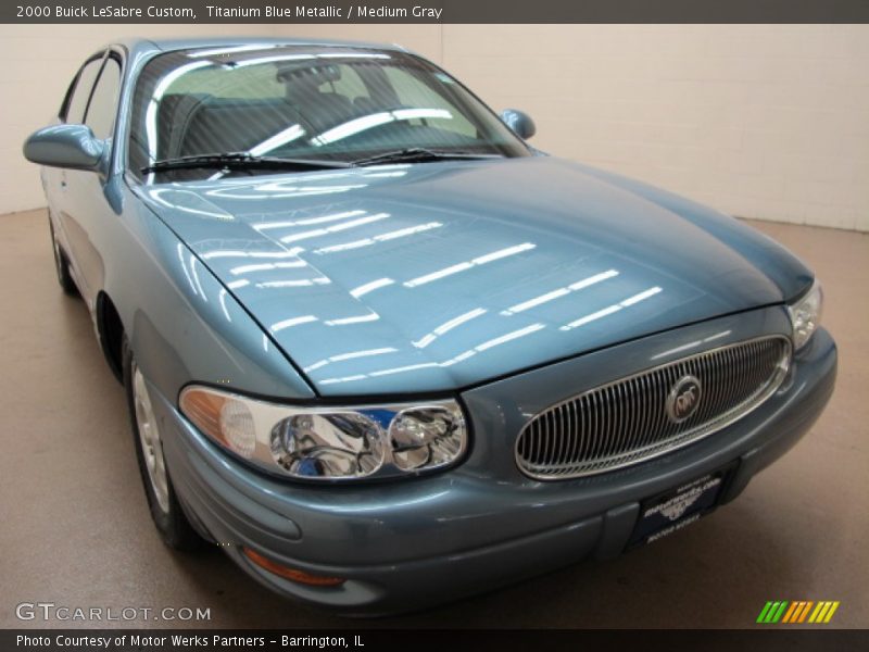 Titanium Blue Metallic / Medium Gray 2000 Buick LeSabre Custom