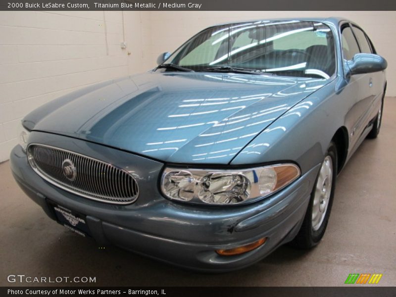 Titanium Blue Metallic / Medium Gray 2000 Buick LeSabre Custom