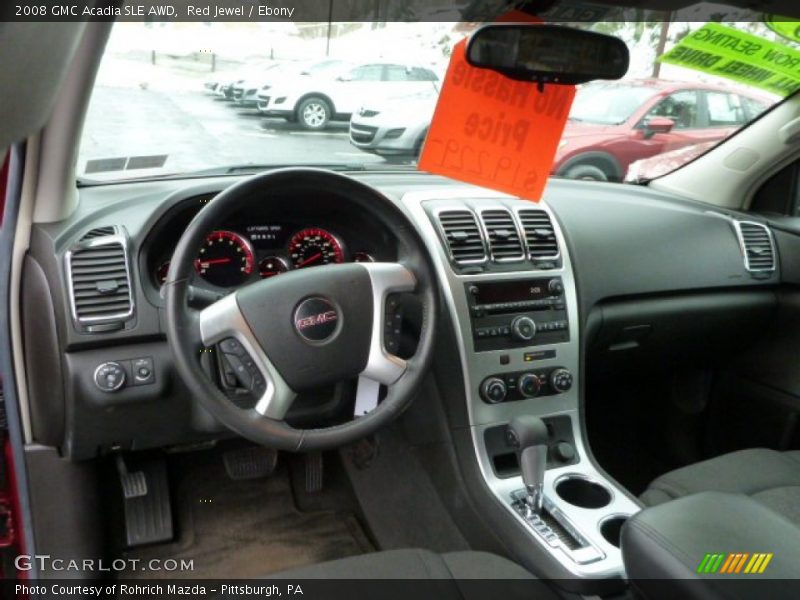 Red Jewel / Ebony 2008 GMC Acadia SLE AWD