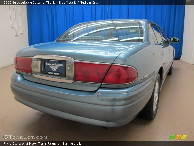 Titanium Blue Metallic / Medium Gray 2000 Buick LeSabre Custom