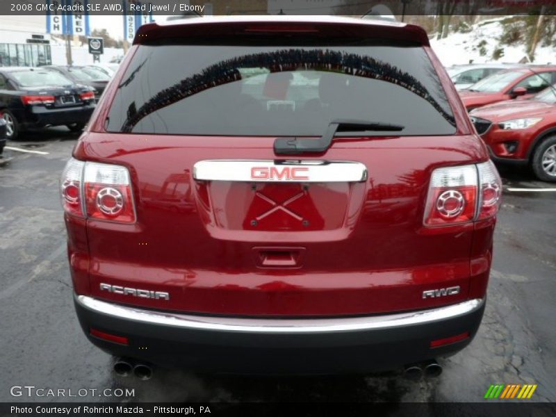 Red Jewel / Ebony 2008 GMC Acadia SLE AWD