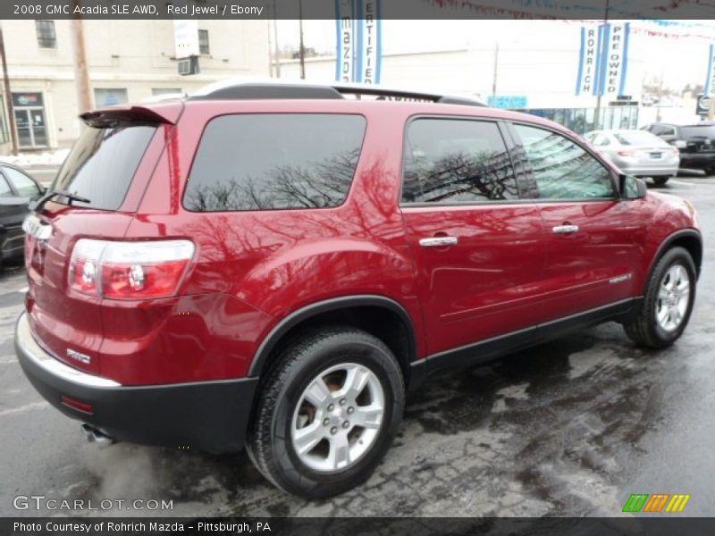 Red Jewel / Ebony 2008 GMC Acadia SLE AWD