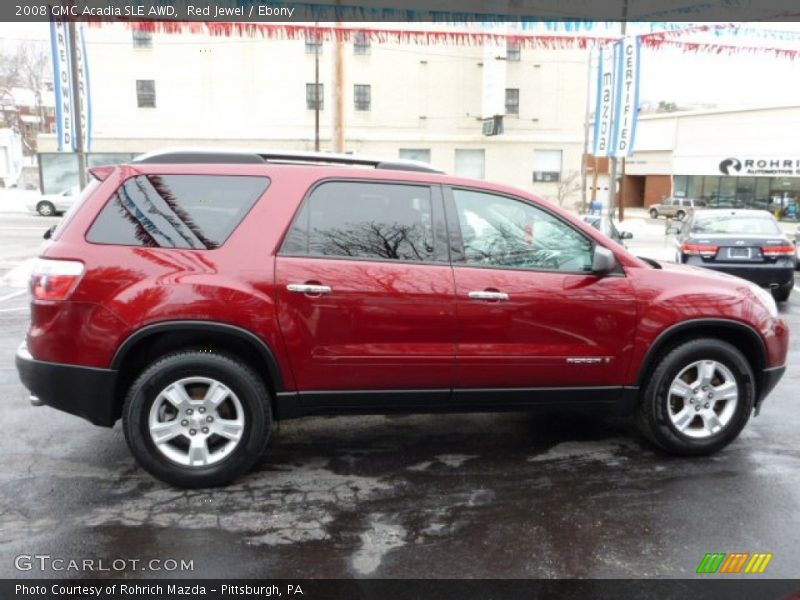 Red Jewel / Ebony 2008 GMC Acadia SLE AWD