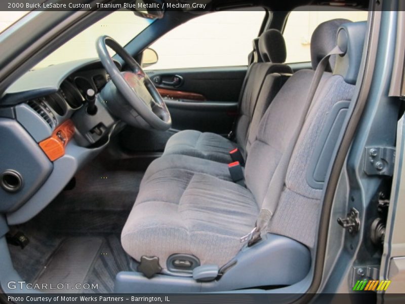 Titanium Blue Metallic / Medium Gray 2000 Buick LeSabre Custom