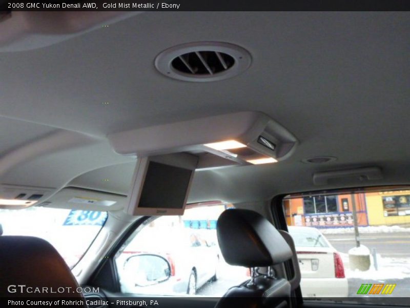 Gold Mist Metallic / Ebony 2008 GMC Yukon Denali AWD