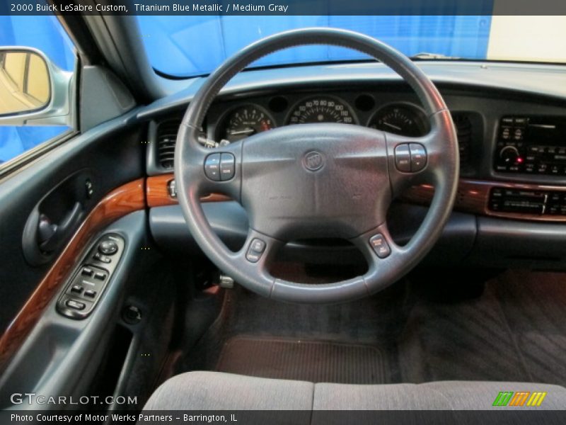 Titanium Blue Metallic / Medium Gray 2000 Buick LeSabre Custom