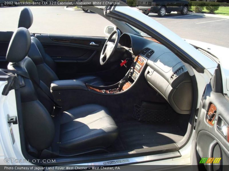 Alabaster White / Charcoal 2002 Mercedes-Benz CLK 320 Cabriolet