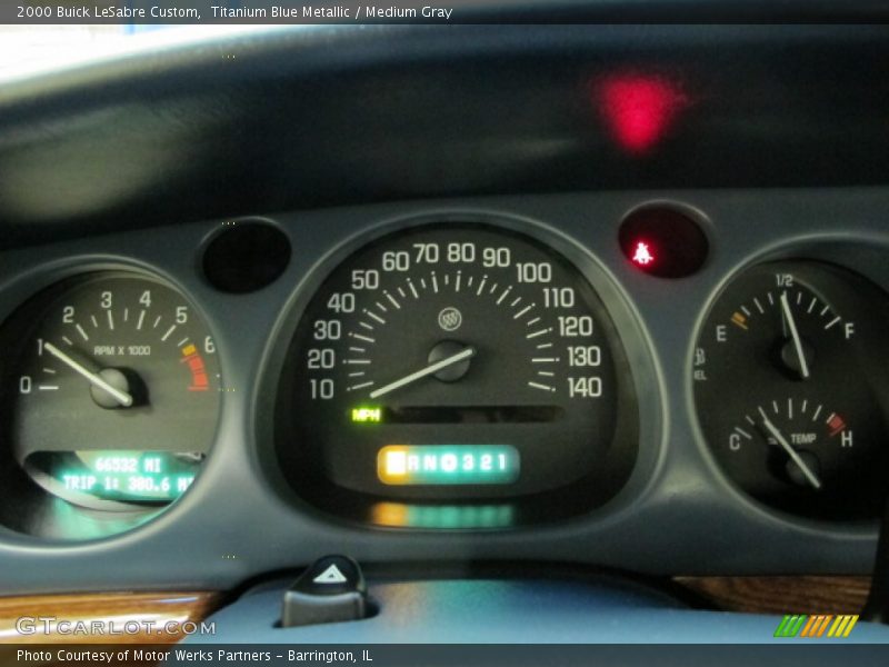 Titanium Blue Metallic / Medium Gray 2000 Buick LeSabre Custom
