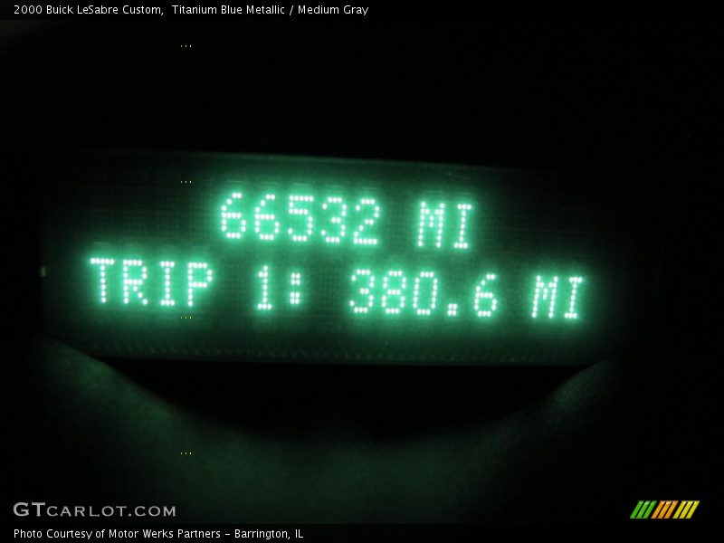 Titanium Blue Metallic / Medium Gray 2000 Buick LeSabre Custom