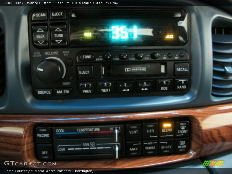 Titanium Blue Metallic / Medium Gray 2000 Buick LeSabre Custom