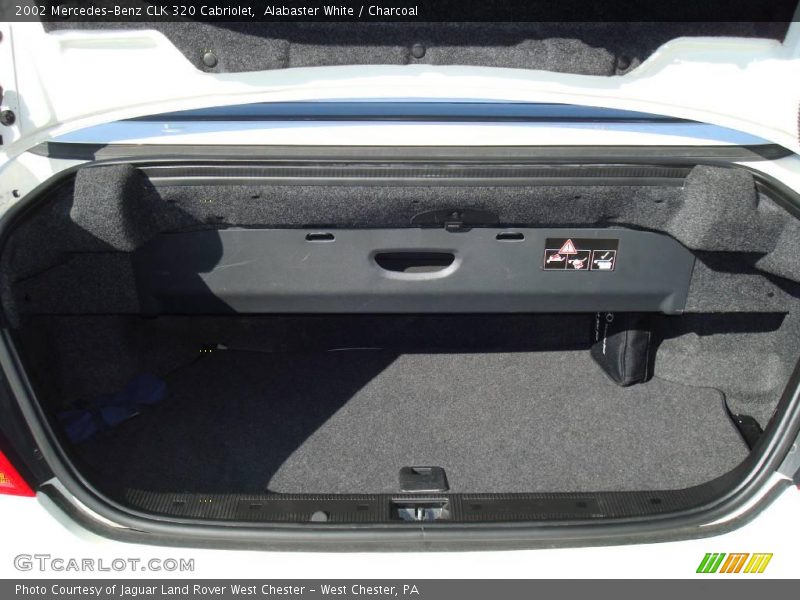 Alabaster White / Charcoal 2002 Mercedes-Benz CLK 320 Cabriolet