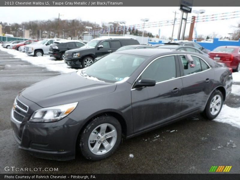 Taupe Gray Metallic / Jet Black/Titanium 2013 Chevrolet Malibu LS