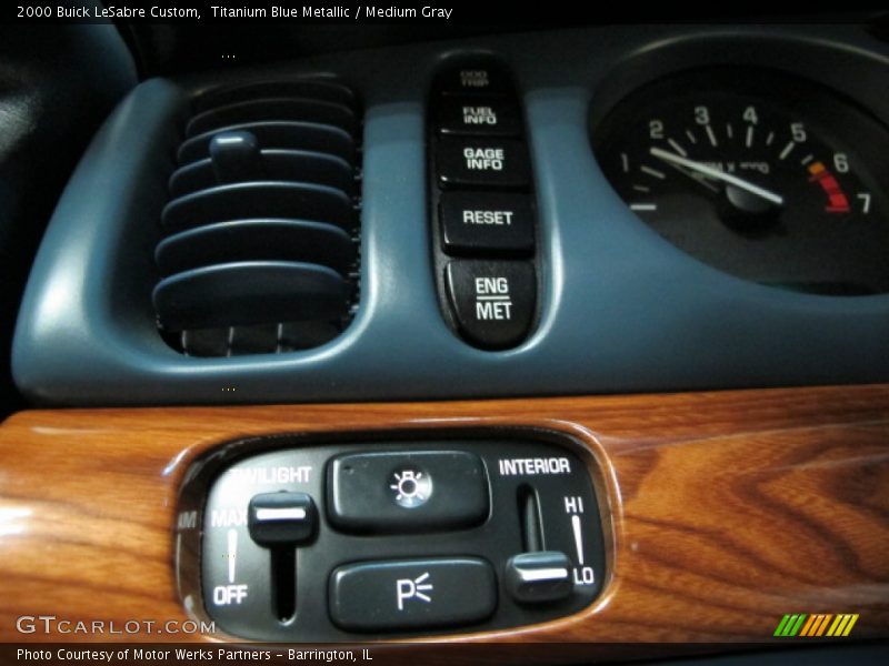 Titanium Blue Metallic / Medium Gray 2000 Buick LeSabre Custom
