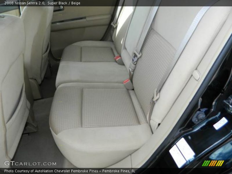 Super Black / Beige 2008 Nissan Sentra 2.0