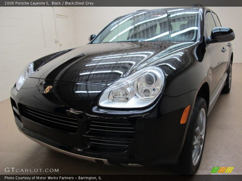 Black / Black/Steel Grey 2006 Porsche Cayenne S