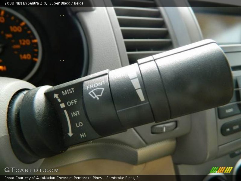 Super Black / Beige 2008 Nissan Sentra 2.0