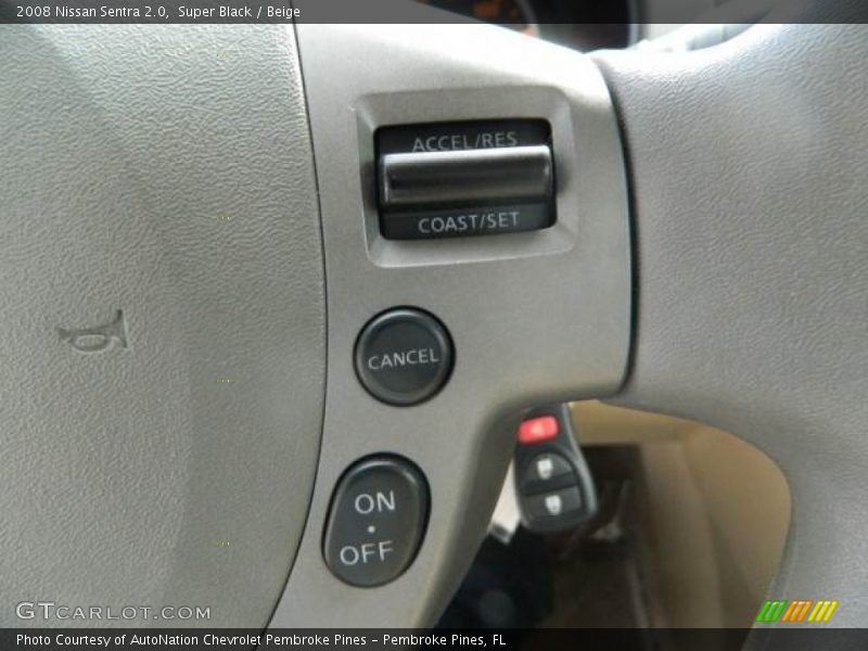 Super Black / Beige 2008 Nissan Sentra 2.0