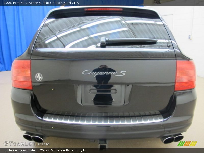 Black / Black/Steel Grey 2006 Porsche Cayenne S