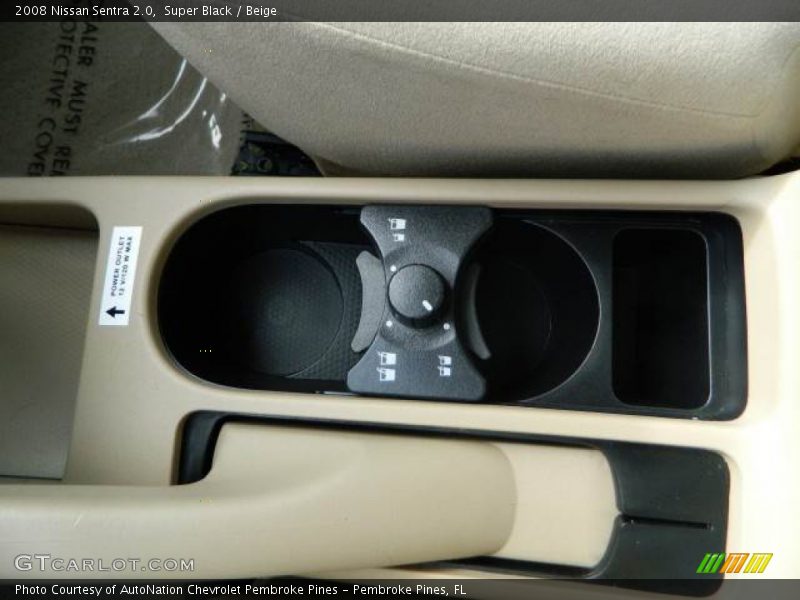 Super Black / Beige 2008 Nissan Sentra 2.0