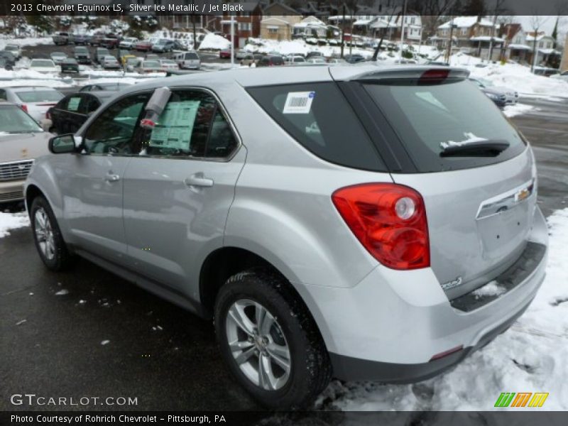 Silver Ice Metallic / Jet Black 2013 Chevrolet Equinox LS