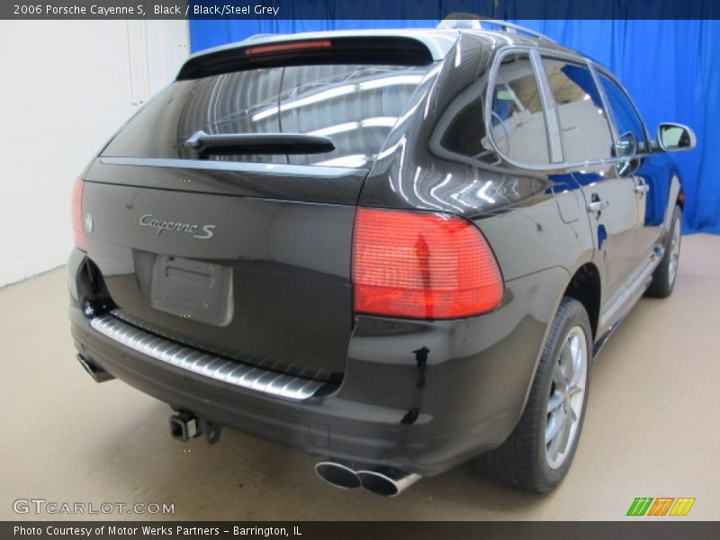 Black / Black/Steel Grey 2006 Porsche Cayenne S