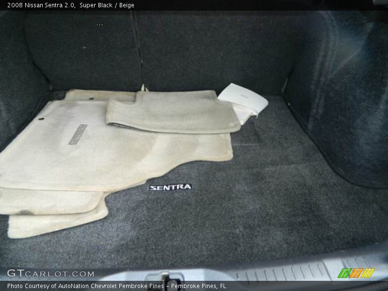 Super Black / Beige 2008 Nissan Sentra 2.0