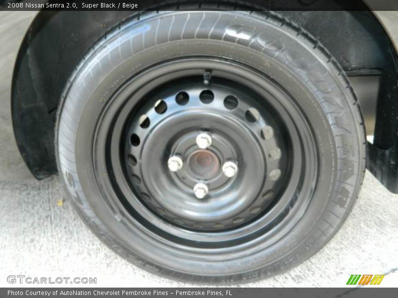 Super Black / Beige 2008 Nissan Sentra 2.0
