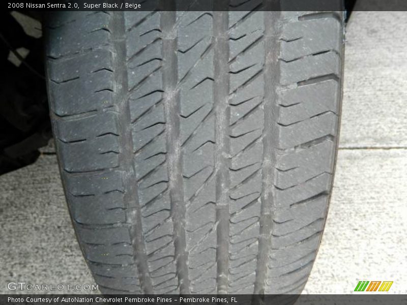 Super Black / Beige 2008 Nissan Sentra 2.0