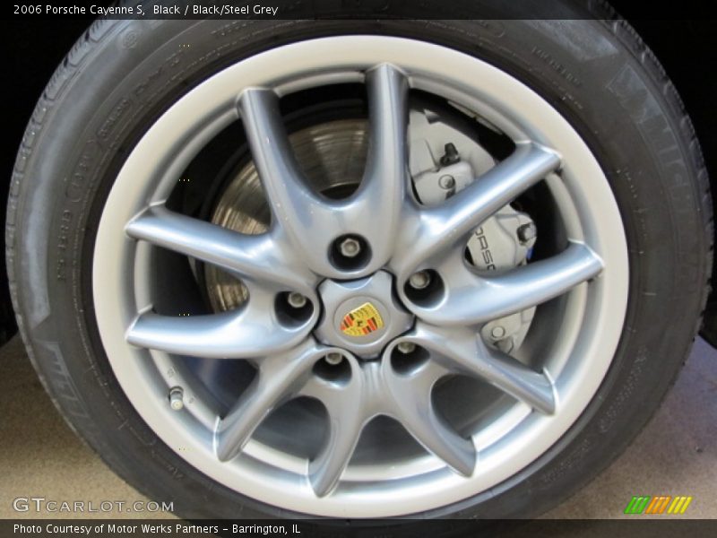 Black / Black/Steel Grey 2006 Porsche Cayenne S
