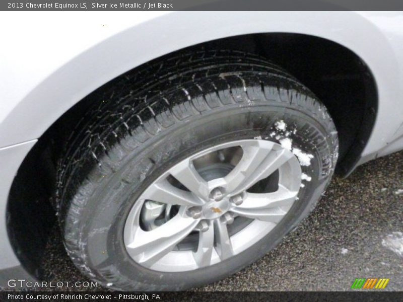 Silver Ice Metallic / Jet Black 2013 Chevrolet Equinox LS