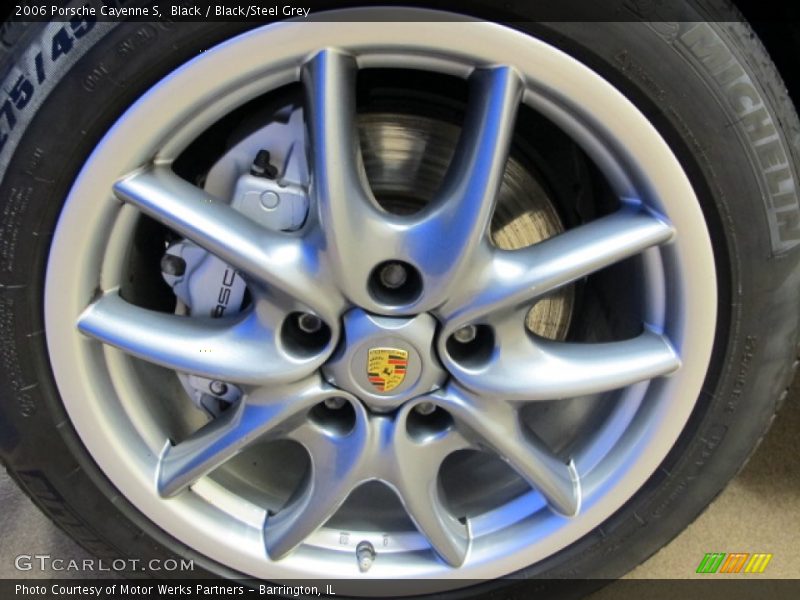 Black / Black/Steel Grey 2006 Porsche Cayenne S