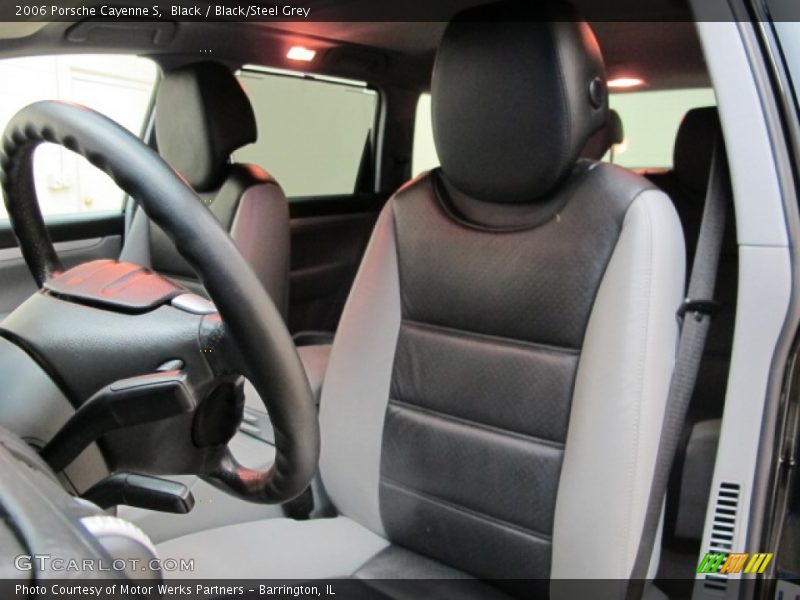 Black / Black/Steel Grey 2006 Porsche Cayenne S