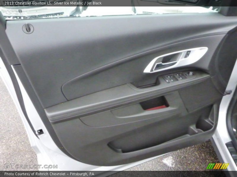 Silver Ice Metallic / Jet Black 2013 Chevrolet Equinox LS