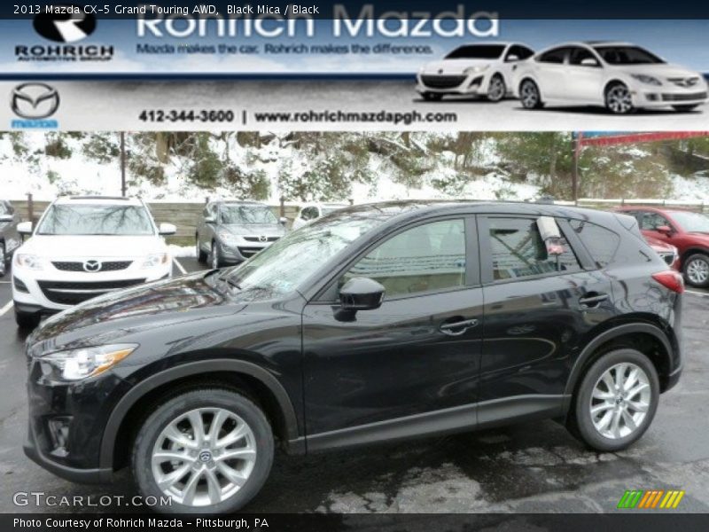 Black Mica / Black 2013 Mazda CX-5 Grand Touring AWD