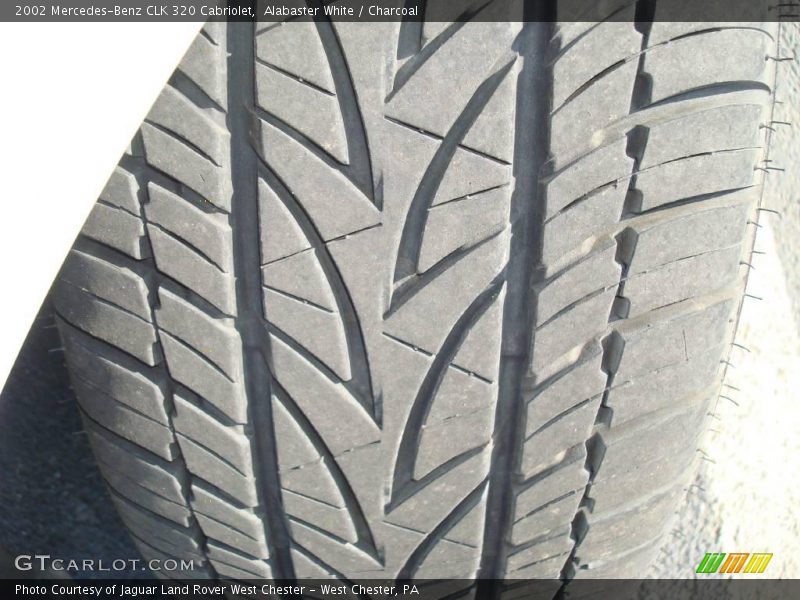 Alabaster White / Charcoal 2002 Mercedes-Benz CLK 320 Cabriolet