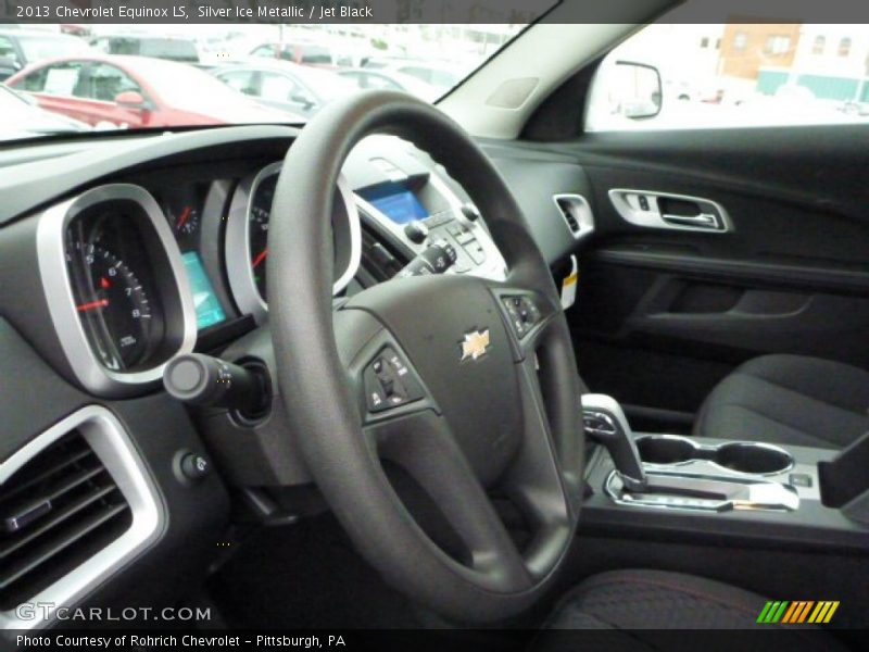 Silver Ice Metallic / Jet Black 2013 Chevrolet Equinox LS