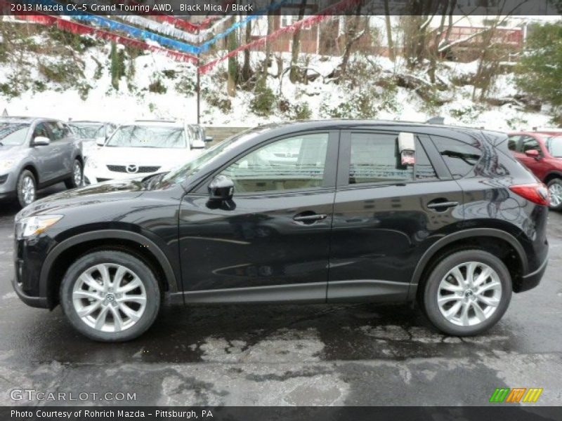 Black Mica / Black 2013 Mazda CX-5 Grand Touring AWD