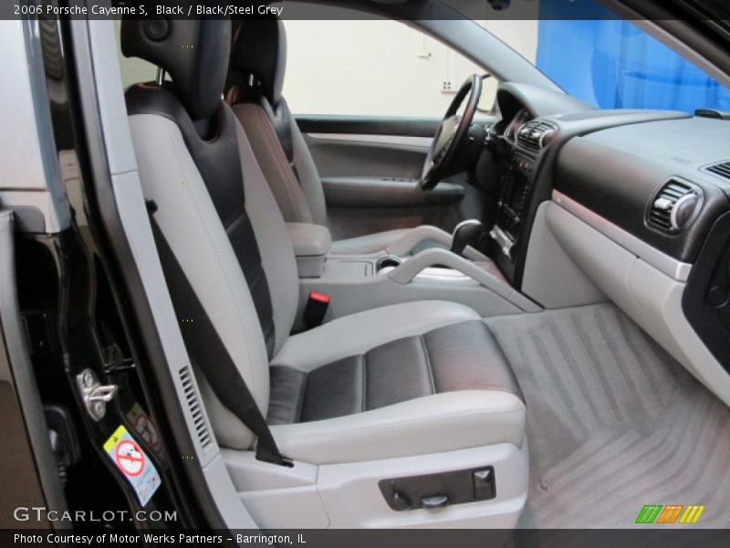 Black / Black/Steel Grey 2006 Porsche Cayenne S